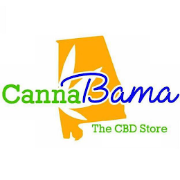 CANNABAMA THE CBD STORE logo