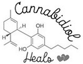 CANNABIDIOL HEALS H H OH HO logo