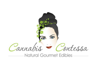 CANNABIS CONTESSA NATURAL GOURMET EDIBLES logo