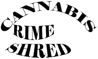 CANNABIS CRIME SHRED logo
