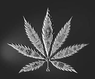 CANNABIS LEAF logo