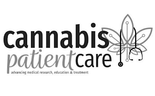 CANNABIS PATIENT CARE ADVANCING MEDICAL RESEARCH, EDUCATION & TREATMENT logo