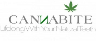 CANNABITE LIFELONGWITHYOURNATURALTEETH logo