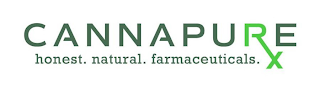 CANNAPURXE HONEST. NATURAL. FARMACEUTICALS. logo