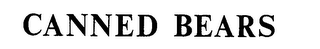 CANNED BEARS logo