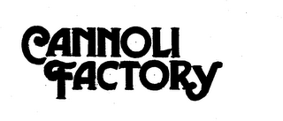 CANNOLI FACTORY logo
