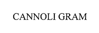 CANNOLI GRAM logo