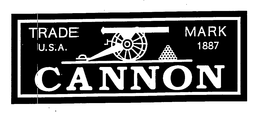 CANNON TRADE MARK U.S.A. 1887 logo