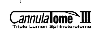 CANNULATOME III TRIPLE LUMEN SPHINCTEROTOME logo