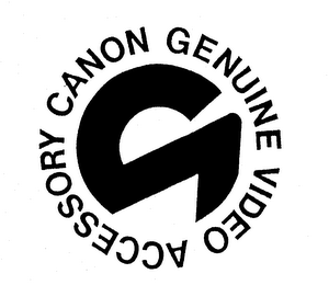 CANON GENUINE VIDEO ACCESSORY "G" logo