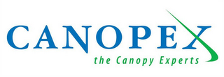CANOPEX THE CANOPY EXPERTS logo