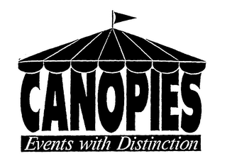 CANOPIES EVENTS WITH DISTINCTION logo