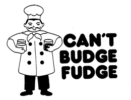 CAN'T BUDGE FUDGE logo