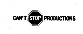 CAN'T STOP PRODUCTIONS logo
