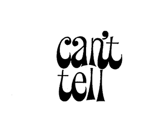 CAN'T TELL logo