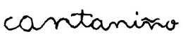 CANTANI?O logo