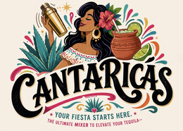 CANTARICAS- YOUR FIESTA HERE. YOUR STARTS HERE logo