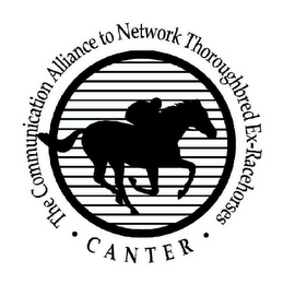 CANTER THE COMMUNICATION ALLIANCE TO NETWORK THOROUGHBRED EX-RACEHORSES logo
