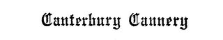 CANTERBURY CANNERY logo