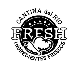 CANTINA DEL RIO FRESH INGREDIENTS FRESCOS logo