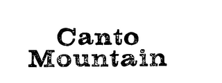 CANTO MOUNTAIN logo