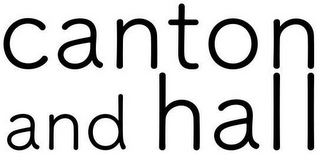 CANTON AND HALL logo