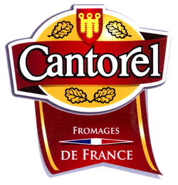 CANTOREL FROMAGES DE FRANCE logo