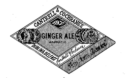 CANTRELL & COCHRANE'S GINGER ALE AROMATIC FREE FROM ALCOHOL DUBLIN & BELFAST logo