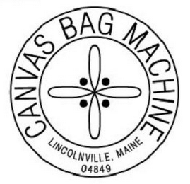 CANVAS BAG MACHINE LINCOLNVILLE, MAINE 04849 logo