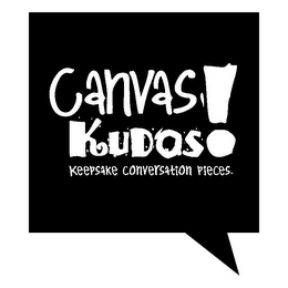 CANVAS KUDOS! KEEPSAKE CONVERSATION PIECES. logo