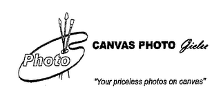 CANVAS PHOTO GICLEE "YOUR PRICELESS PHOTOS ON CANVAS" logo