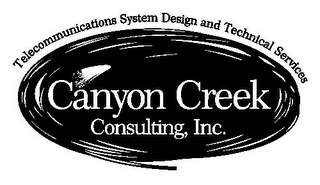 CANYON CREEK CONSULTING, INC. TELECOMMUNICATIONS SYSTEM DESIGN AND TECHNICAL SERVICES logo