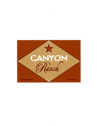 CANYON RANCH COUTURE RUSTIC logo