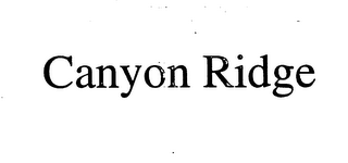 CANYON RIDGE logo