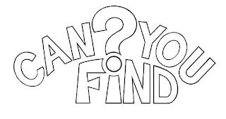 CAN?YOU FIND logo