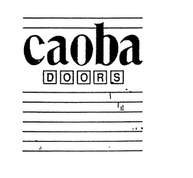 CAOBA DOORS logo