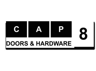 CAP 8 DOORS & HARDWARE logo