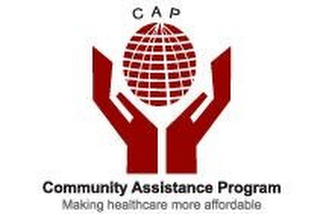 CAP COMMUNITY ASSISTANCE PROGRAM MAKING HEALTHCARE MORE AFFORDABLE logo