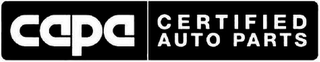 CAPA CERTIFIED AUTO PARTS logo