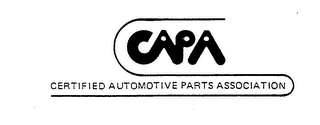 CAPA CERTIFIED AUTOMOTIVE PARTS ASSOCIATON logo