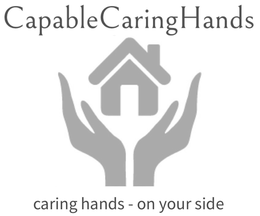 CAPABLE CARING HANDS:CARING HANDS IS ON YOUR SIDE logo