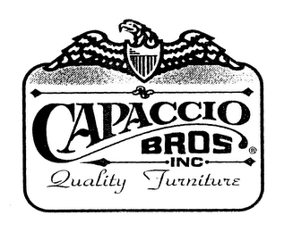 CAPACCIO BROS INC AMERICAN MADE REPRODUCTION ANTIQUES logo