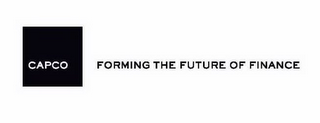 CAPCO FORMING THE FUTURE OF FINANCE logo