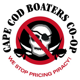 CAPE COD BOATERS CO-OP WE STOP PRICING PIRACY! logo