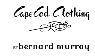 CAPE COD CLOTHING BY BERNARD MURRAY CC logo