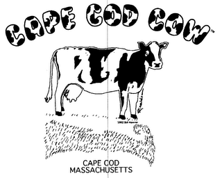 CAPE COD COW CAPE COD MASSACHUSETTS logo
