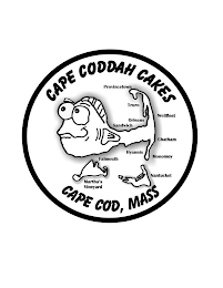 CAPE CODDAH CAKES, CAPE COD, MASS PROVINCETOWN TRURO ORLEANS SANDWICH WELFLEET CHATHAM MONOMOY NANTUCKET HYANNIS FALMOUTH MARTHA'S VINEYARD logo