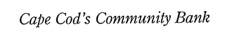 CAPE COD'S COMMUNITY BANK logo
