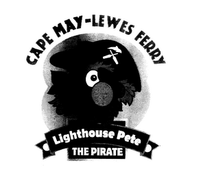 CAPE MAY-LEWIS FERRY LIGHTHOUSE PETE THE PIRATE logo