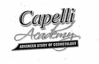CAPELLI ACADEMY ADVANCED STUDY OF COSMETOLOGY logo